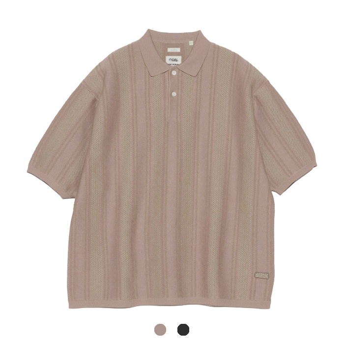 nanamica Knit Polo Sweater (S26SH019) メンズ ニットポロセーター