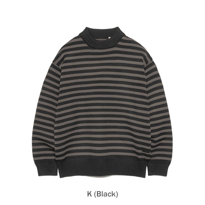 nanamica ナナミカ Mock Neck Stripe Sweater S26SJ006 モックネック
