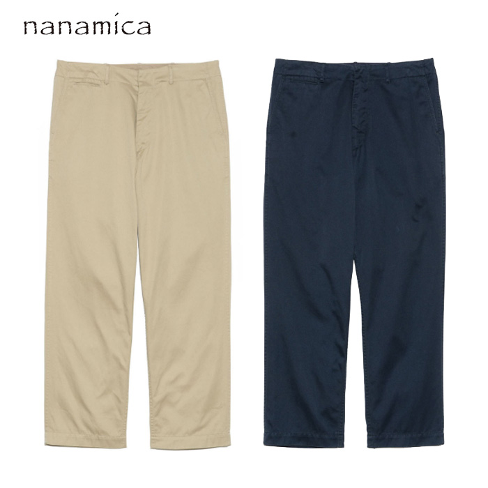 最安 nanamica ナナミカ WWide Chino Pants SUCS401 ワイドチノパンツ ロング