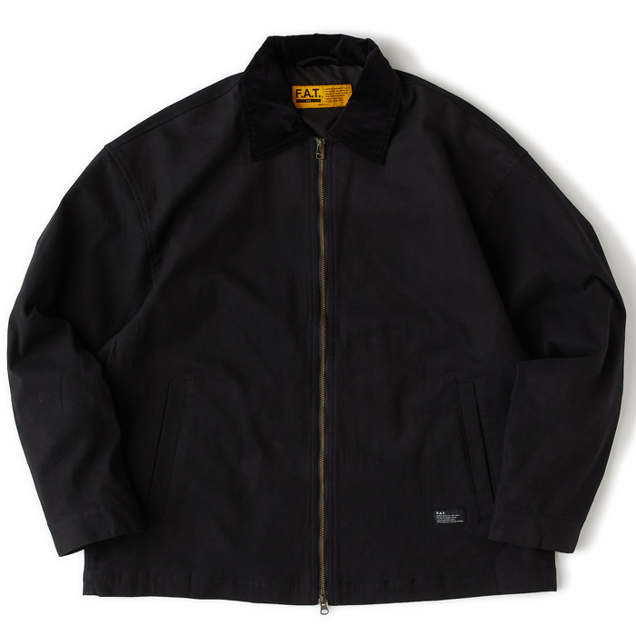 F.A.T. ボンバージャケット ブラック FATサイズ THREEFER｜FAT ONLINE SHOP | FATYO.COM
