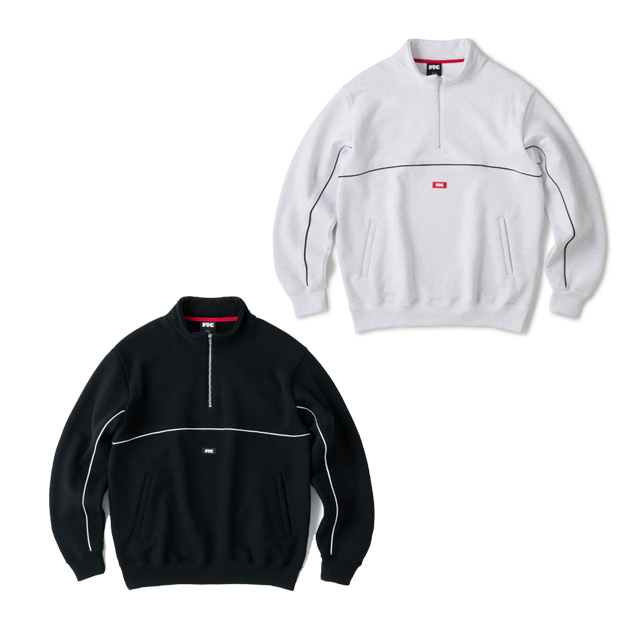 FTC エフティーシー FTC PIPING HALF ZIP SWEATSHIRT FTC024AWSW09  