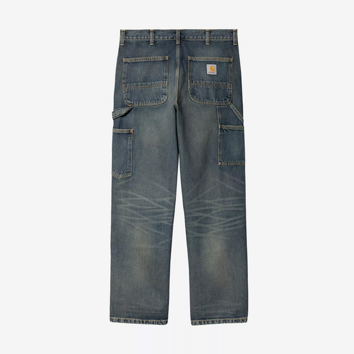 carhartt WIP カーハート ダブリューアイピー DOUBLE KNEE PANT I032699-25F5 Blue (worn used wash)  ダブルニーパンツ メンズ 正規取扱店