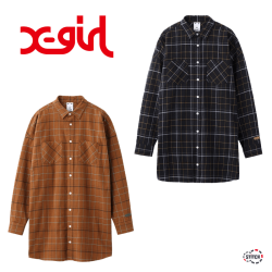X Girl エックスガール Super Big Plaid Shirt 05184406 チェック