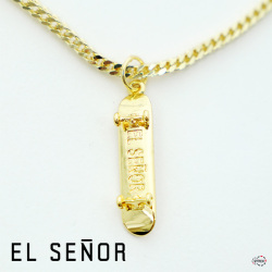 EL SENOR ルセニョール SKATEBOARD GOLD 24in 1003711 ネックレス 国内