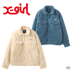 X Girl エックスガール Boa Trucker Jacket ボアトラッカージャケット レディース Xgirl 正規販売店