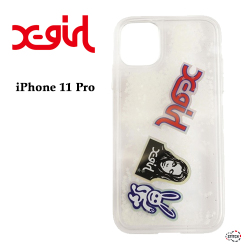 X Girl エックスガール Sticker Liquid Mobile Case For Iphone 11 Pro スマホケース 携帯カバー アイフォーン11pro Xgirl正規販売店