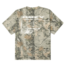 OBEY CLUB HEAVYWEIGHT T-SHIRT - LEAF CAMO 168024323-26P メンズ オベイクラブTシャツ｜正規取扱店