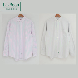 【SALE】 L.L.Bean エルエルビーン Mens Long-Sleeve Shirt 51759051 メンズ ストライプロングスリーブシャツ 正規取扱店