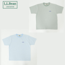 エルエルビーン 通販 店舗 2025 新品 正規品 Tシャツ ロゴ 刺繍 ストライプ トップス カットソー