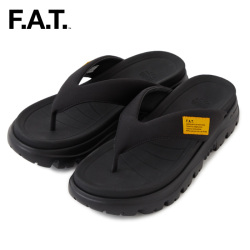 F.A.T.×SHAKA FHAZANA F32511-SN01 BLACK シャカ コラボ トングサンダル エフエーティー 正規取扱店