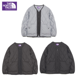 ノースフェイス パープルタグ　ノーカラーダウンカーディガン M THE NORTH FACE PURPLE LABEL (ザ ノースフェイス パープル
