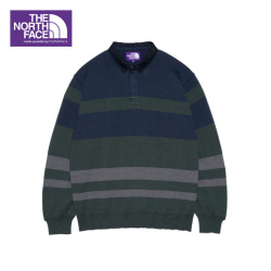 ザノースフェイス パープル 紫ロゴ 通販 店舗 アウトドア ブランド ポロシャツ 男性 おしゃれ かっこいい 長袖 新品