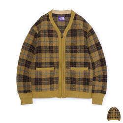 THE NORTH FACE Purple Label PLAS Plaid Fleece Field Cardigan N26FA047