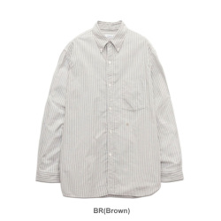 nanamica ナナミカ Button Down Stripe Wind Shirt S25SG090 ボタン