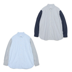 nanamica ナナミカ Button Down Stripe Storm Shirt S26SG081 ボタン