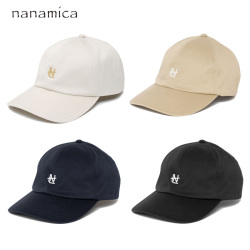 nanamica ナナミカ Chino Cap SUPS400 チノキャップ ユニセックス 6パネル 帽子 ロゴ刺繍 正規取扱店