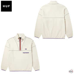 HUF ハフ 通販 オンラインショップ 正規品 トップス 長袖 ハーフジップ