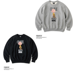 FTC "PEANUTS x FTC" CHARLIE BROWN / CREW NECK  FTC024PSSW03 チャーリーブラウン/クルーネック エフティーシー 正規取扱店