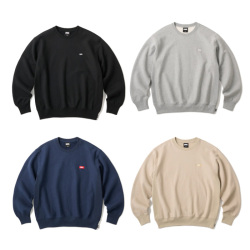 FTC グレー クルーネックスウェット FTC エフティーシー SMALL BOX LOGO CREW NECK FTC025AWSW05 スモール