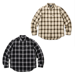 FTC SHADOW PLAID SHIRT FTC026SPSH01 シャドー プラッド シャツ メンズ エフティーシー 正規取扱店