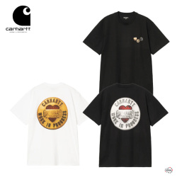 carhartt WIP カーハート ダブリューアイピー S/S BUTTON T-SHIRT I034658-25S ショートスリーブボタンTシャツ メンズ 正規取扱店