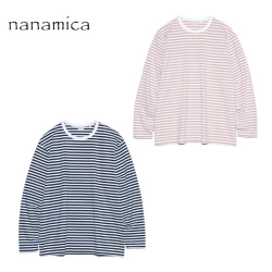 【SALE】nanamica ナナミカ COOLMAX Stripe Jersey L/S Tee S25SH119 クールマックスストライプジャージーロングスリーブティー 正規取扱店