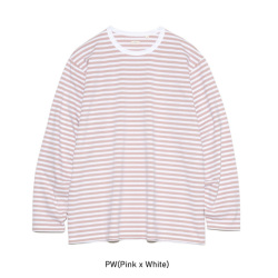 【SALE】nanamica ナナミカ COOLMAX Stripe Jersey L/S Tee S25SH119 クールマックスストライプジャージーロングスリーブティー 正規取扱店