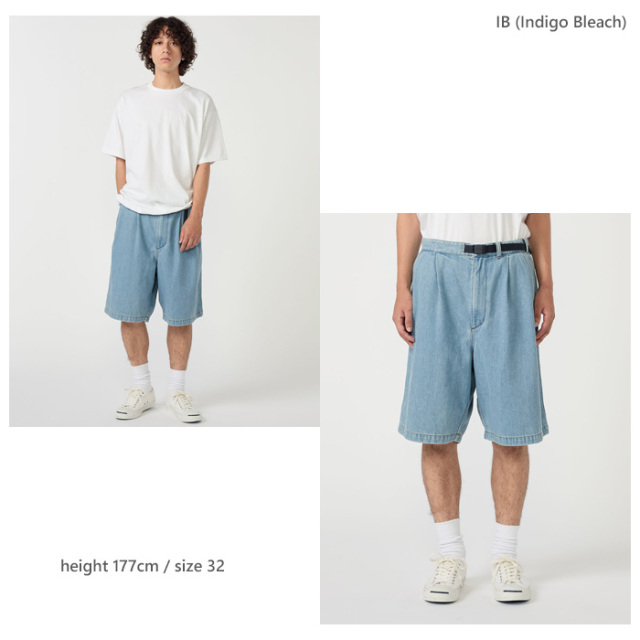 THE NORTH FACE PURPLE LABEL Denim Tuck Field Shorts N26SD074 ザ
