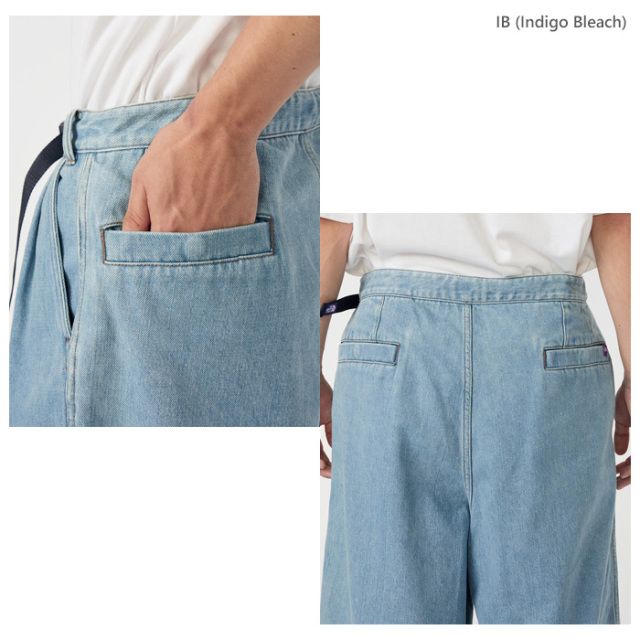 THE NORTH FACE PURPLE LABEL Denim Tuck Field Shorts N26SD074 ザ
