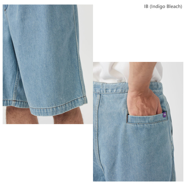 THE NORTH FACE PURPLE LABEL Denim Tuck Field Shorts N26SD074 ザ
