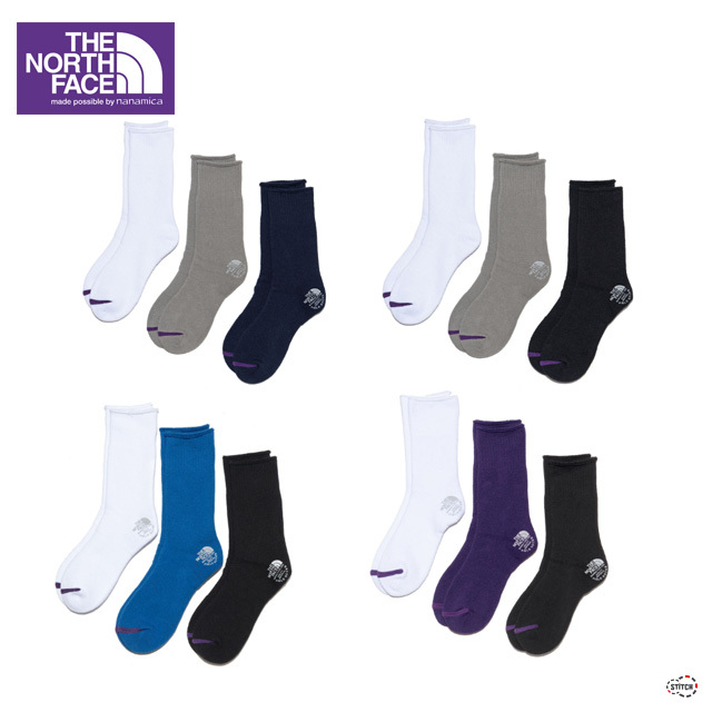ノンネイティブ　ソックス　４点セット THE NORTH FACE PURPLE LABEL ザ ノースフェイスパープルレーベル Pack