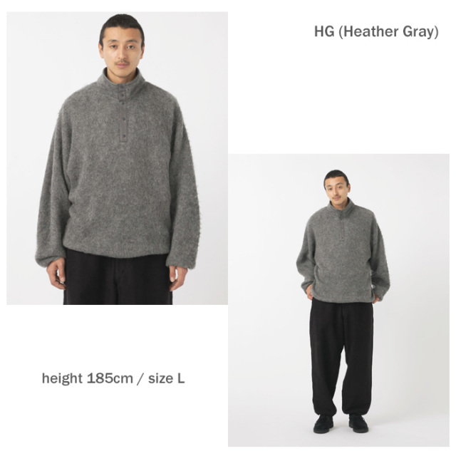 nanamica ナナミカ Pullover Mohair Sweater S25FJ027 プルオーバー