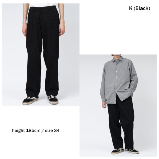 nanamica ナナミカ Wide Denim Pants S25SC085 ワイドデニムパンツ
