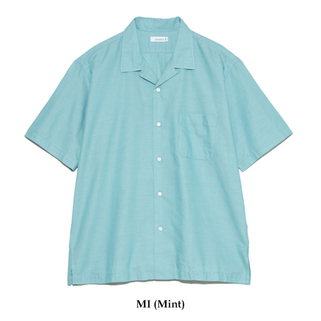 nanamica ナナミカ Open Collar Panama S/S Shirt S25SG119 オープン