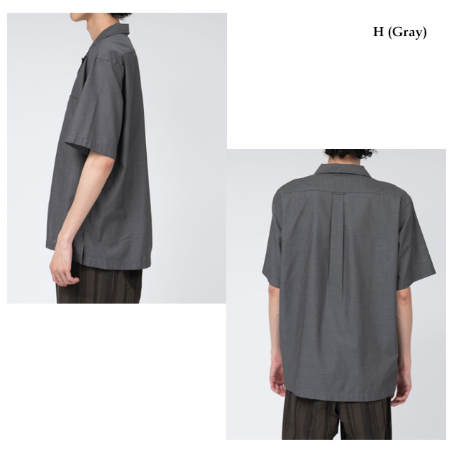 nanamica ナナミカ Open Collar Panama S/S Shirt S25SG119 オープン