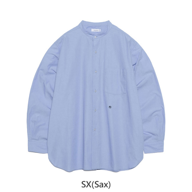 mens/womens】 nanamica ナナミカ Band Collar Wind Shirt S26SG084