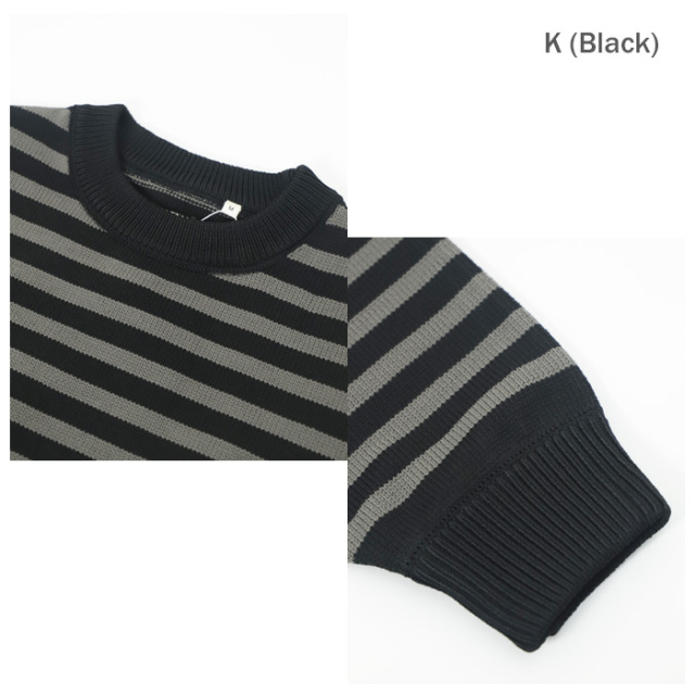 nanamica ナナミカ Mock Neck Stripe Sweater S26SJ006 モックネック