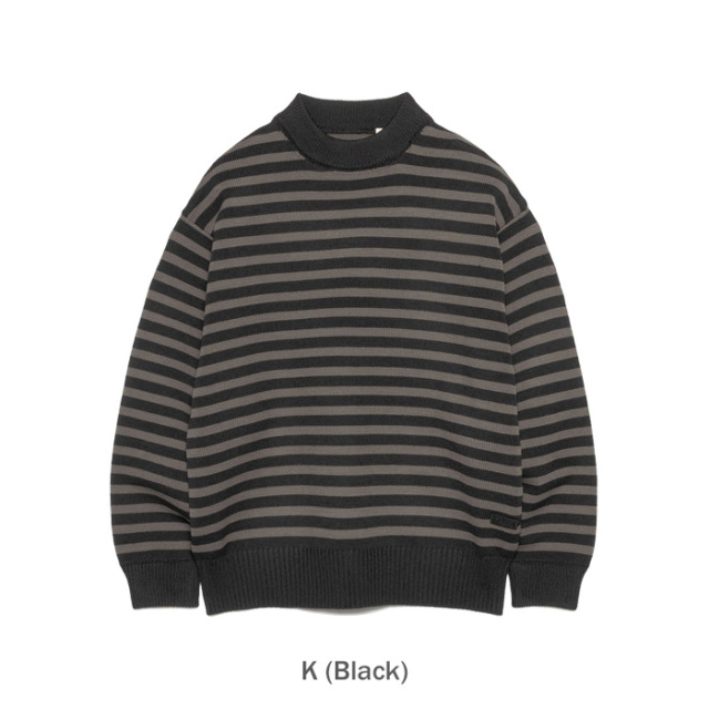 nanamica ナナミカ Mock Neck Stripe Sweater S26SJ006 モックネック