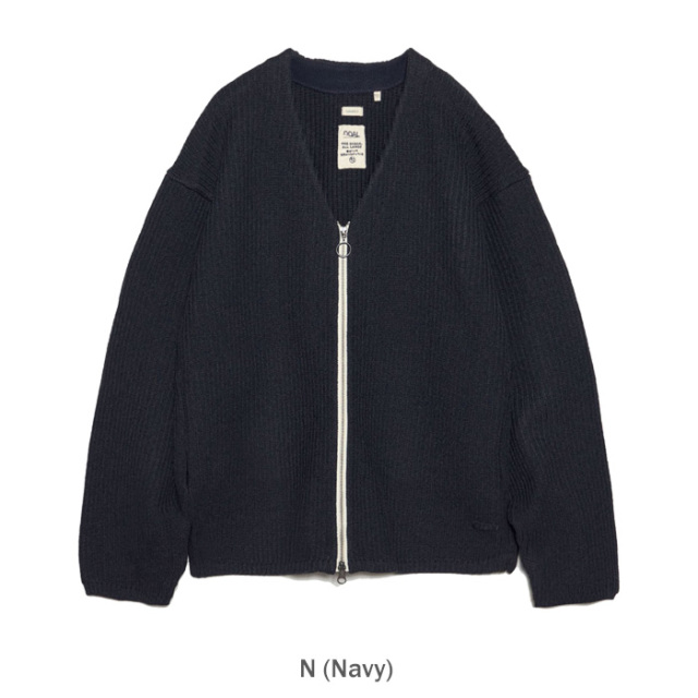 nanamica ナナミカSUBF４５７襟ニット ブルゾン　アウター ブラックM nanamica ナナミカ 5G Zip Cardigan S26SJ007 5Gジップアップ