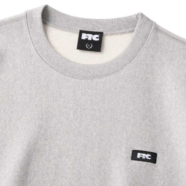 FTC クルーネック スウェット グレー Lサイズ FTC（エフティーシー） SMALL BOX LOGO CREW NECK FTC026AWSW07 正規取扱店