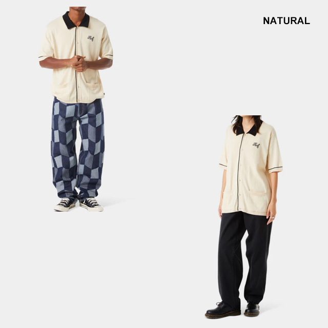 HUF ハフ ICARUS KNIT TOP KN00534 イカロスニットトップ 半袖