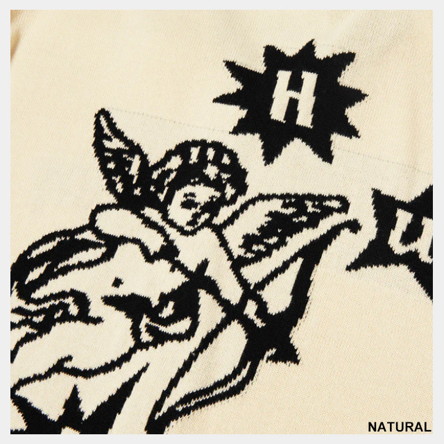 HUF ハフ ICARUS KNIT TOP KN00534 イカロスニットトップ 半袖