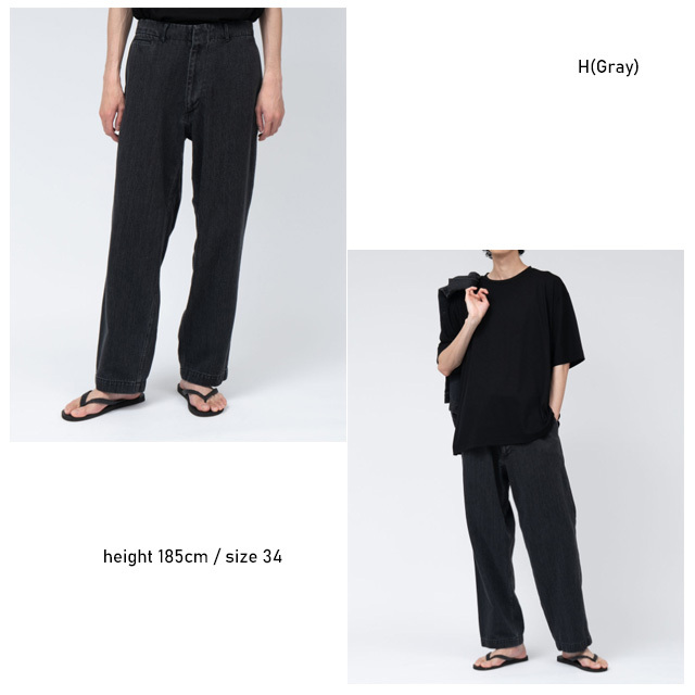 nanamica ナナミカ Wide Denim Pants S25SC086 ワイドデニムパンツ