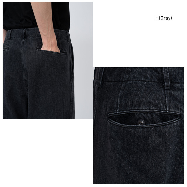 nanamica ナナミカ Wide Denim Pants S25SC086 ワイドデニムパンツ