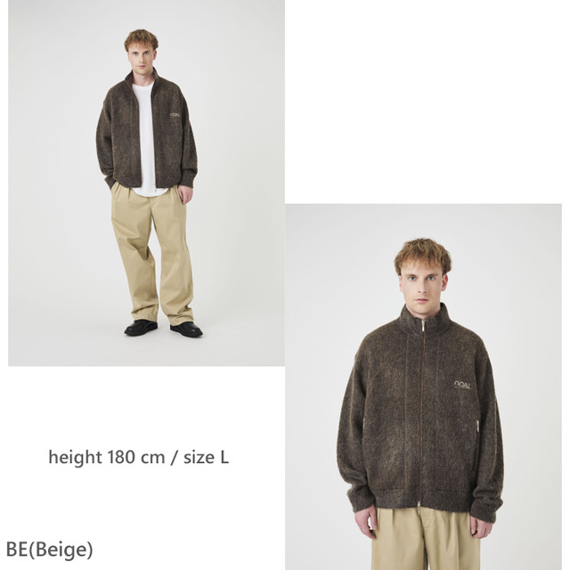 nanamica（ナナミカ） OOAL Zip Up Mohair Jacket S26FA029 OOALジップ