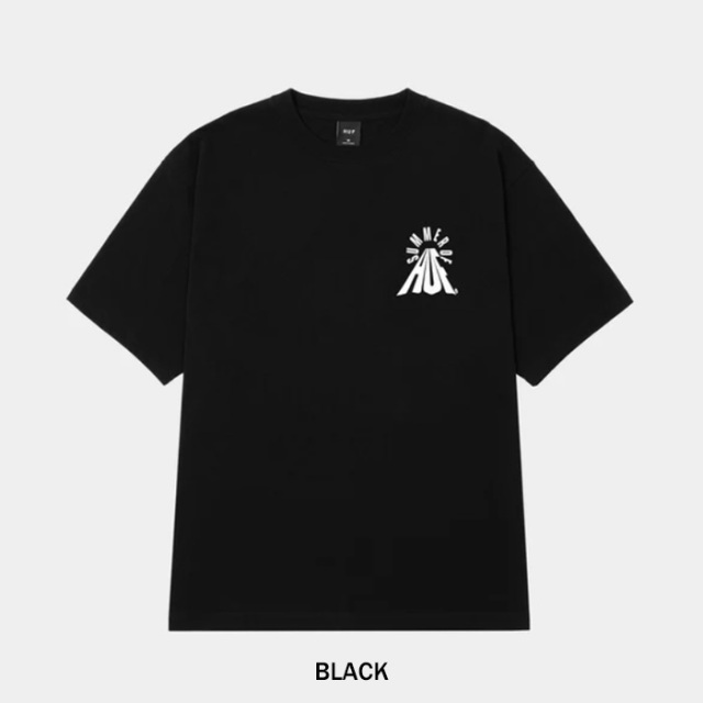 HUF ハフ EUPHORIC UNITY TEE TS02450 BLACK 半袖Tシャツ メンズ