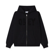 OBEY オベイ HYBRID FADED ZIP HOOD 112460032-25F ハイブリッド フェイデッド ジップ フード メンズ 正規取扱店