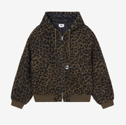 OBEY STUDDED ZIP UP JACKET 121800633