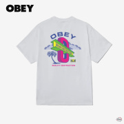 オベイ 通販 店舗 正規 2032 ブランド 新品 本物 取扱店 mens Tシャツ 半袖 ロゴ 日本