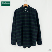 L.L.Bean エルエルビーン Men's Kittery Long-Sleeve Shirt 5475-1040(TC065348) Black Watch メンズ キタリー・ロングスリーブ・シャツ 正規取扱店